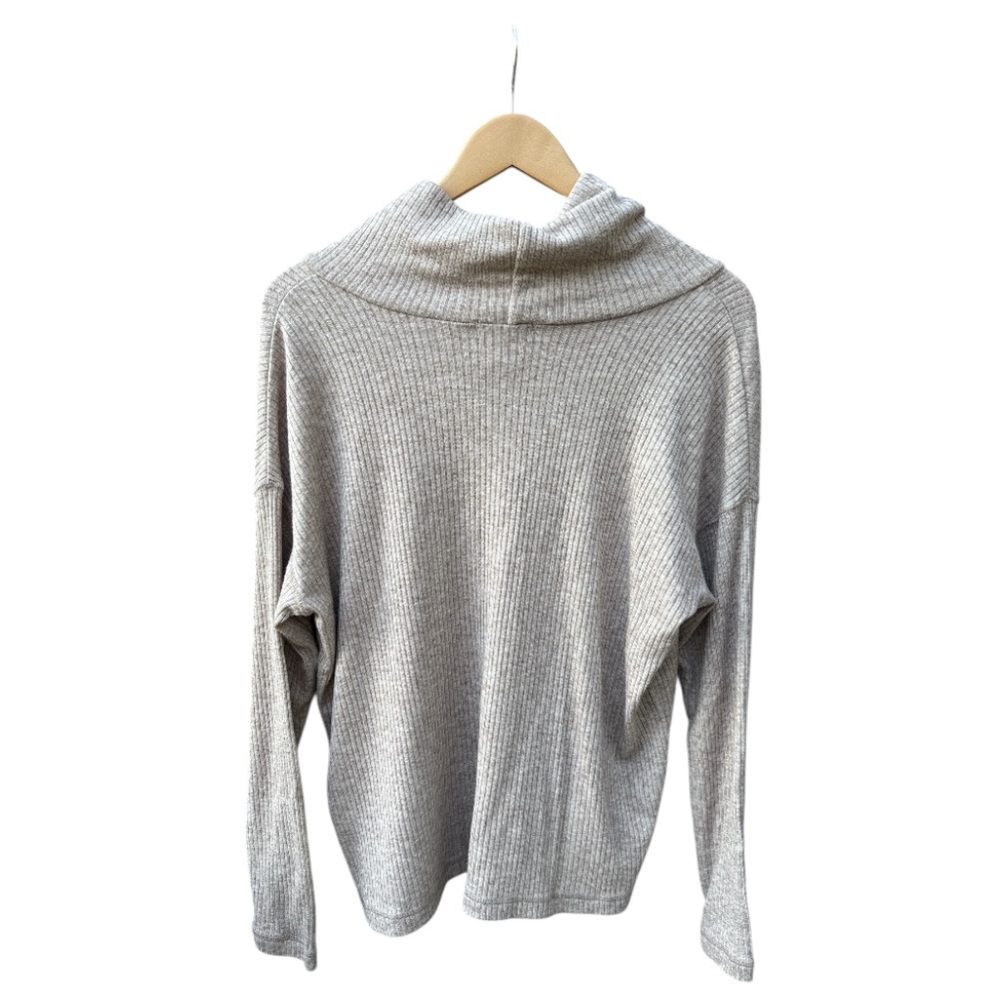 Z Supply Jaziah Rib Cowl Neck Sweater Lightweight Knit - Picture 4 of 11